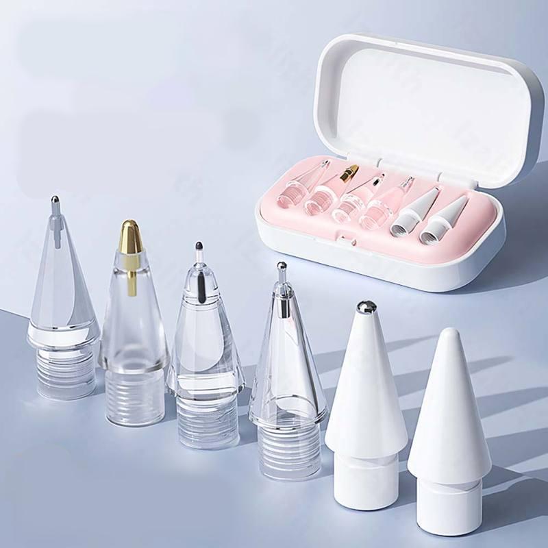 Soft Replacement Pencil Tips for Stylus – 4/6 Pcs Ultra-Smooth & Tilt Sensitive Nibs