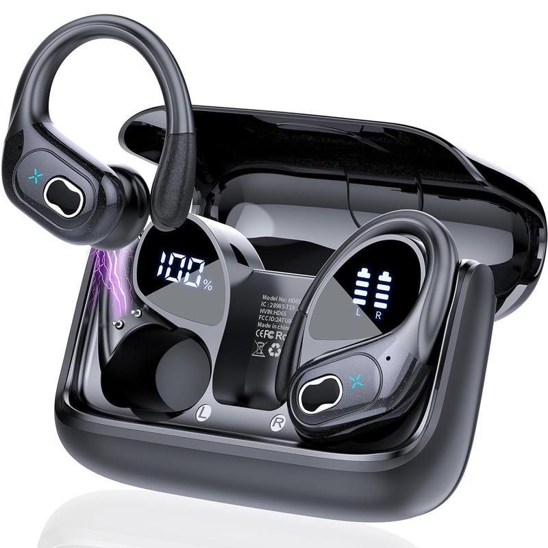 Wireless Bluetooth Earbuds with HiFi Sound, Waterproof, Noise Reduction, 75H Playtime