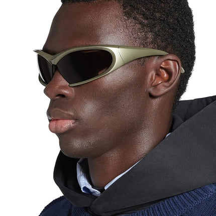 Lunettes de soleil punk dynamiques Y2K