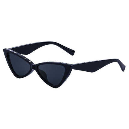 Lunettes de soleil œil de chat à rivets
