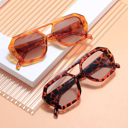 Lunettes de soleil aviateur vintage à verres jaunes pour femmes | Lunettes de style années 70 à la mode