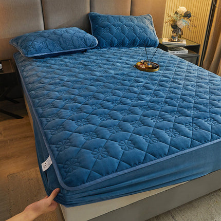 Brushed Cotton Fitted Sheet All Inclusive Dust Protection Cover - Wnkrs