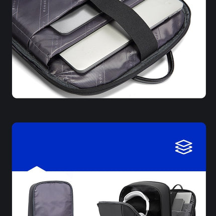 Mochila de negocios multifunción impermeable para hombre