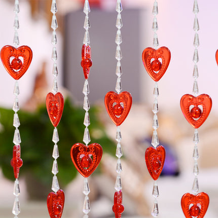 Household Plastic Crystal Acrylic Door Chain Decoration - Wnkrs