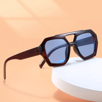 Lunettes de soleil aviateur vintage à verres jaunes pour femmes | Lunettes de style années 70 à la mode