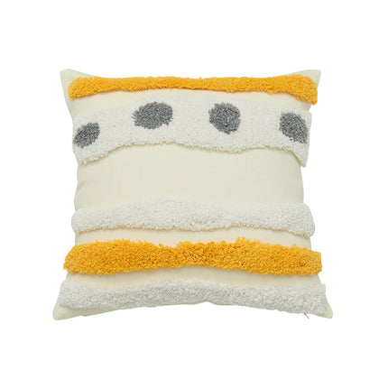 Nordic Moroccan Embroidered Geometric Cushion Cover - Wnkrs