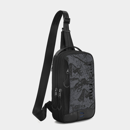 Bolso de pecho sencillo con diseño de camuflaje para hombre