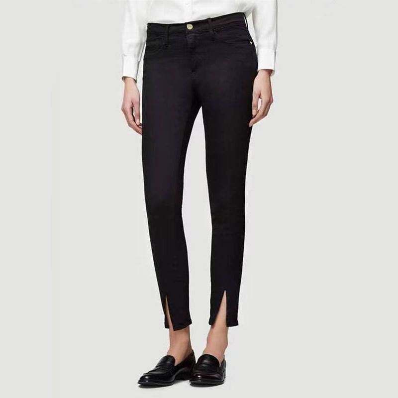 Chic Autumn-Winter Black Jeans