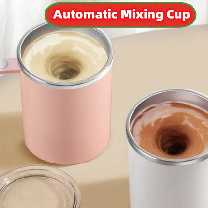 Portable Smart Magnetic Automatic Mixing Coffee Cup Rechargeable Rotating Home Office Travel Stirring Cup - Wnkrs