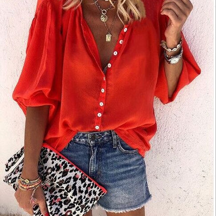 Women's Summer Chiffon Blouse - Wnkrs