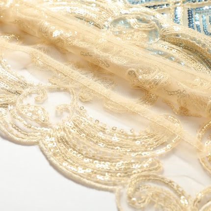 Women's Geometric Pattern Sequined Crop Top - Wnkrs