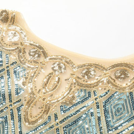 Women's Geometric Pattern Sequined Crop Top - Wnkrs