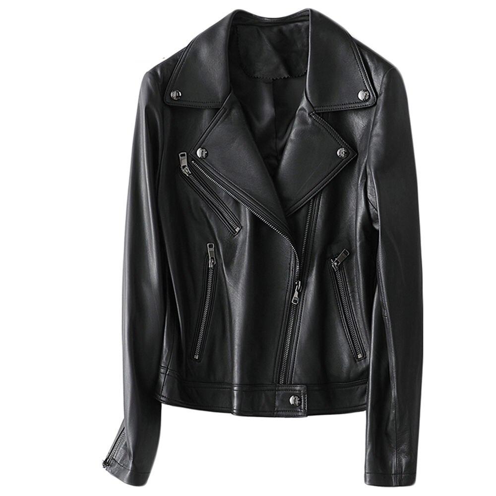 Women's Leather Biker Jacket