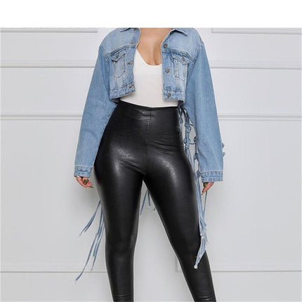 Women's Creative Tassel Denim Jacket - Wnkrs