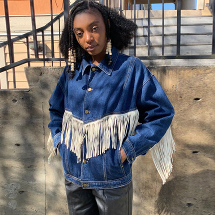 Denim Outwear with Tassels - Wnkrs