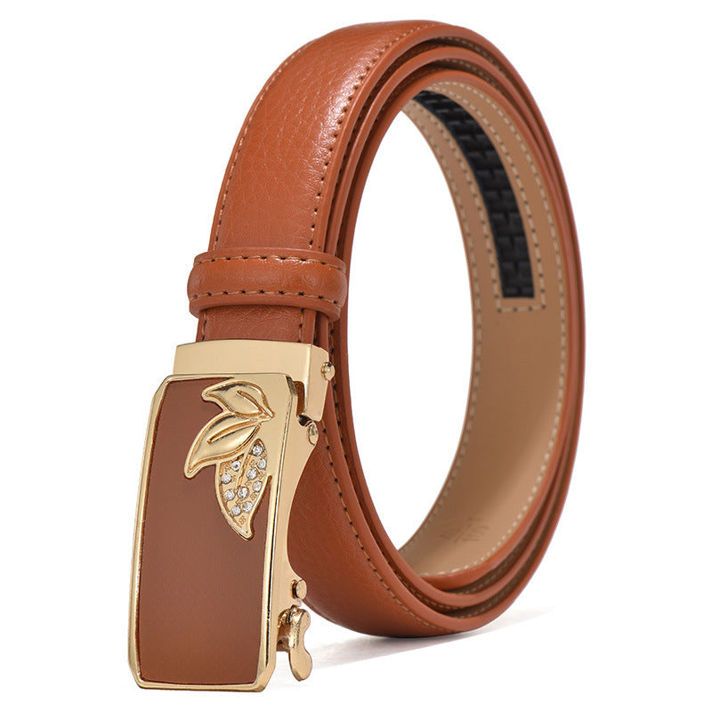 Elegant Genuine Leather Women’s Belt