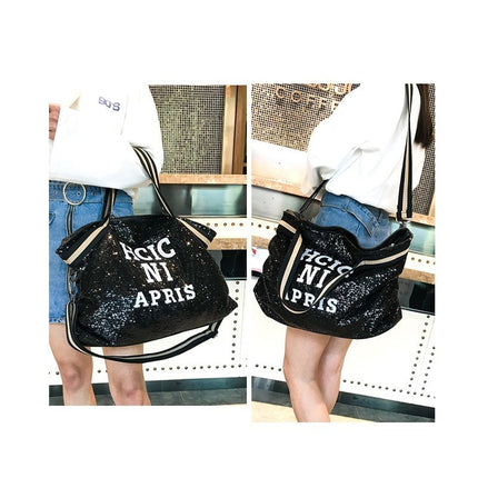 Fashion Sequined Top-Handle Bag - Wnkrs