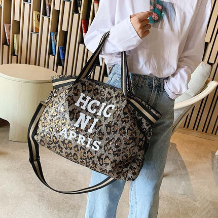 Fashion Sequined Top-Handle Bag - Wnkrs
