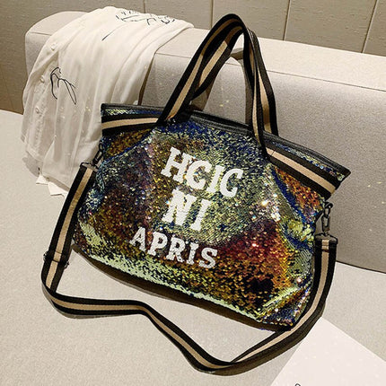 Fashion Sequined Top-Handle Bag - Wnkrs
