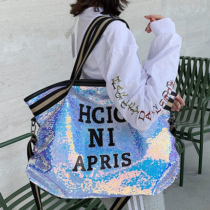 Fashion Sequined Top-Handle Bag - Wnkrs