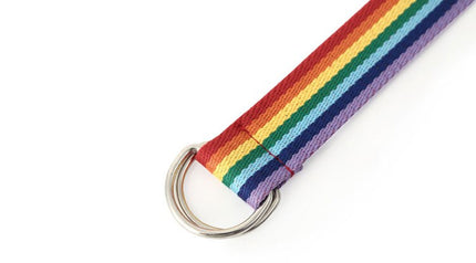 Rainbow Printed Ring Buckle Belt - Wnkrs