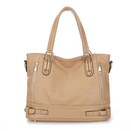 Classic Faux Leather Tote Bag for Women - Wnkrs