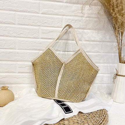 Casual Multicolord Straw Women's Shoulder Bag - Wnkrs