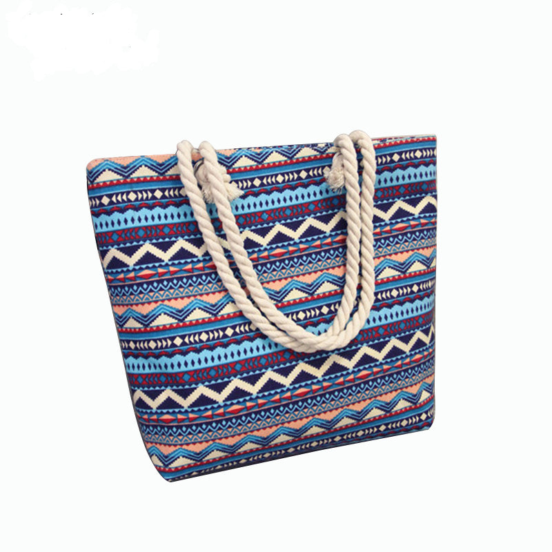 Women Patterned Tote Canvas Shoulder Bags