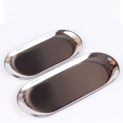 Luxurious Oval Metal Storage Trays - Wnkrs