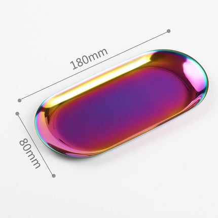 Luxurious Oval Metal Storage Trays - Wnkrs