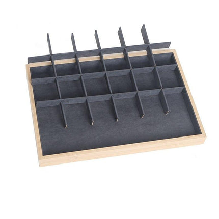 24-Grid Bamboo Jewelry Storage Organizer - wnkrs