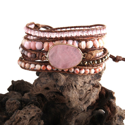 Bohemian Bracelet with Mixed Natural Stones - Wnkrs
