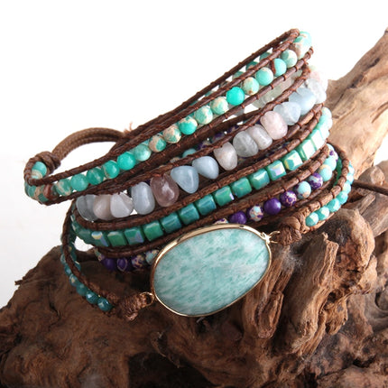 Bohemian Bracelet with Mixed Natural Stones - Wnkrs