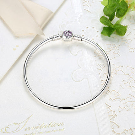 Minimalist Heart Bead Silver Bracelet - Wnkrs