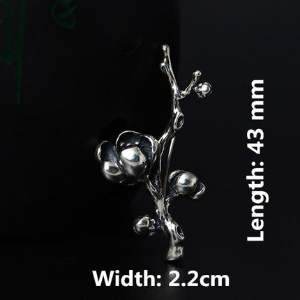 Exquisite Vintage Floral Silver Women's Brooch - Wnkrs