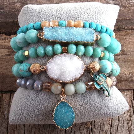 Boho Beaded Bracelet Set - Wnkrs