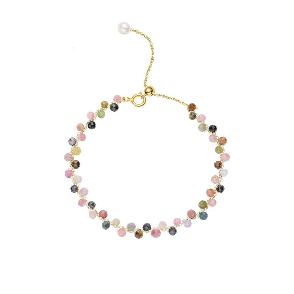Natural Stone Tourmaline Bracelet