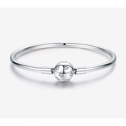 Elegant 925 Sterling Silver Bangle - Wnkrs