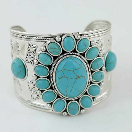 Women's Turquoise Necklace and Earrings Set - Wnkrs