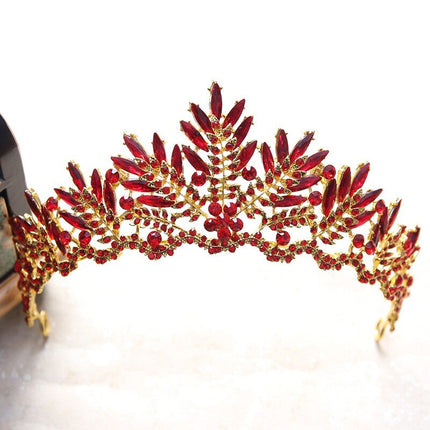 Colorful Zinc Tiara with Stones - Wnkrs