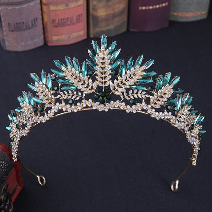 Colorful Zinc Tiara with Stones - Wnkrs