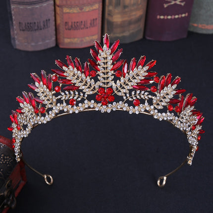 Colorful Zinc Tiara with Stones - Wnkrs