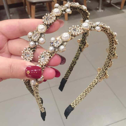 Luxury Vintage Baroque Rhinestone Headband - Wnkrs