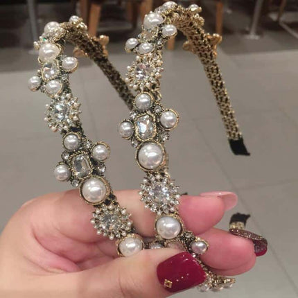 Luxury Vintage Baroque Rhinestone Headband - Wnkrs