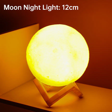 LED Night Light in Shape of Moon - Wnkrs