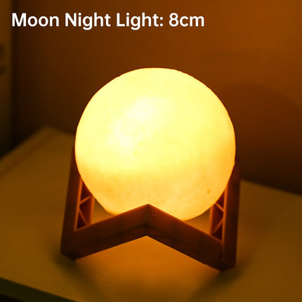 LED Night Light in Shape of Moon - Wnkrs