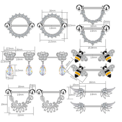 Insect Piercing Nipple Jewelry - Wnkrs