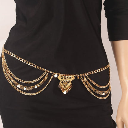 Metal Bohemian Waist Body Chain - Wnkrs