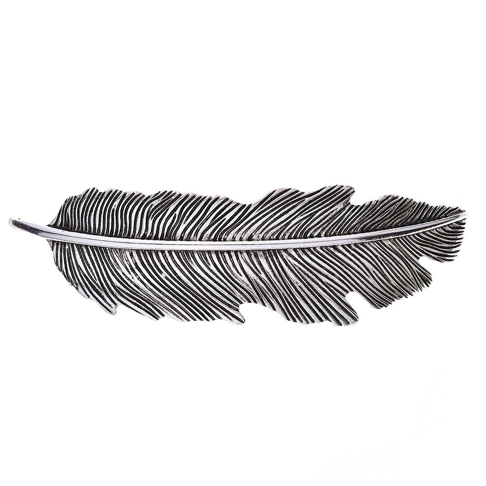 Women's Boho Feather Shaped Hair Clip
