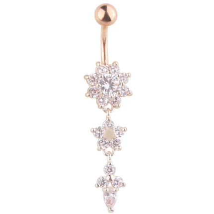 Belly Button Piercing Jewelry with Floral Designs - Wnkrs